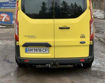 Жовтий Форд Транзит Кастом, об'ємом двигуна 2.2 л та пробігом 192 тис. км за 9600 $, фото 4 на Automoto.ua