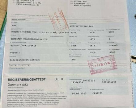 Серый Форд Транзит Кастом, объемом двигателя 2 л и пробегом 200 тыс. км за 17900 $, фото 55 на Automoto.ua