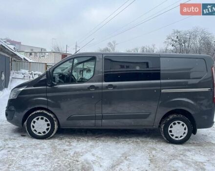 Сірий Форд Транзит Кастом, об'ємом двигуна 2 л та пробігом 195 тис. км за 13000 $, фото 1 на Automoto.ua