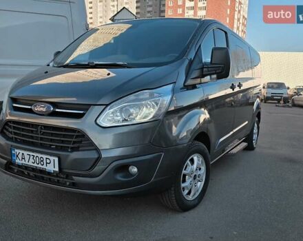 Серый Форд Транзит Кастом, объемом двигателя 2.2 л и пробегом 333 тыс. км за 15000 $, фото 1 на Automoto.ua