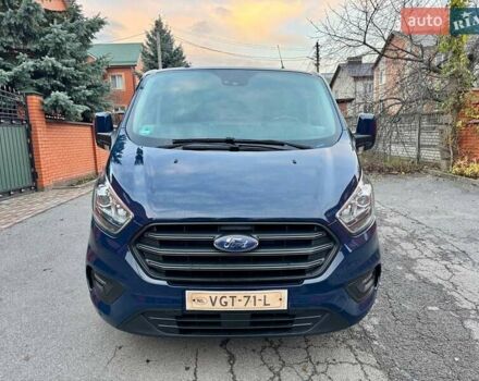 Синий Форд Транзит Кастом, объемом двигателя 2 л и пробегом 186 тыс. км за 16800 $, фото 1 на Automoto.ua