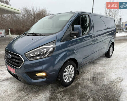 Синий Форд Транзит Кастом, объемом двигателя 2 л и пробегом 182 тыс. км за 18500 $, фото 1 на Automoto.ua