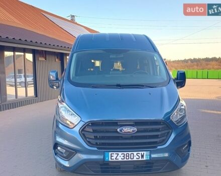 Синий Форд Транзит Кастом, объемом двигателя 2 л и пробегом 260 тыс. км за 19200 $, фото 2 на Automoto.ua