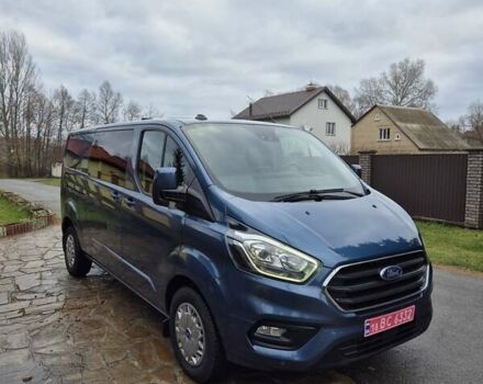 Синий Форд Транзит Кастом, объемом двигателя 2 л и пробегом 162 тыс. км за 21900 $, фото 1 на Automoto.ua