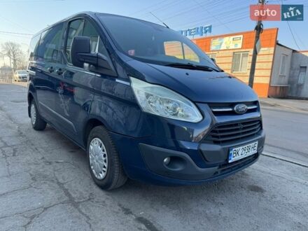 Синий Форд Транзит Кастом, объемом двигателя 2.2 л и пробегом 280 тыс. км за 14000 $, фото 1 на Automoto.ua