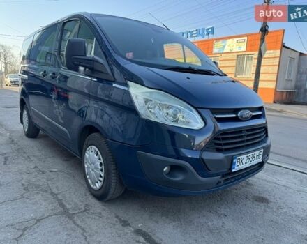 Синий Форд Транзит Кастом, объемом двигателя 2.2 л и пробегом 280 тыс. км за 14000 $, фото 1 на Automoto.ua
