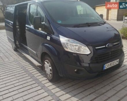 Синій Форд Транзит Кастом, об'ємом двигуна 2.2 л та пробігом 195 тис. км за 14999 $, фото 1 на Automoto.ua