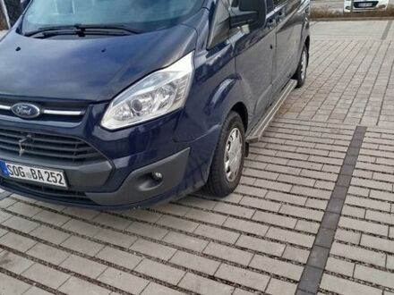 Синий Форд Транзит Кастом, объемом двигателя 2.2 л и пробегом 156 тыс. км за 18702 $, фото 1 на Automoto.ua