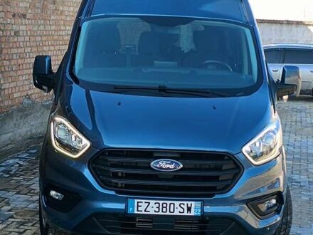 Синий Форд Транзит Кастом, объемом двигателя 2 л и пробегом 259 тыс. км за 21500 $, фото 1 на Automoto.ua