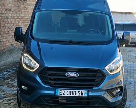 Синий Форд Транзит Кастом, объемом двигателя 2 л и пробегом 259 тыс. км за 21500 $, фото 1 на Automoto.ua
