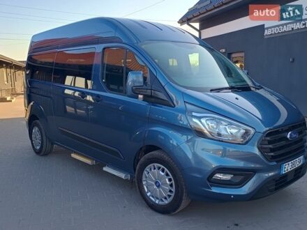 Синий Форд Транзит Кастом, объемом двигателя 2 л и пробегом 260 тыс. км за 19200 $, фото 1 на Automoto.ua