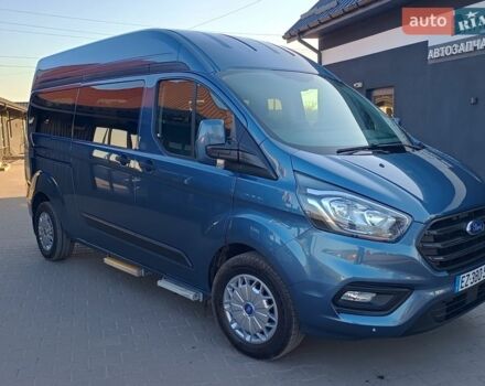 Синий Форд Транзит Кастом, объемом двигателя 2 л и пробегом 260 тыс. км за 19200 $, фото 1 на Automoto.ua