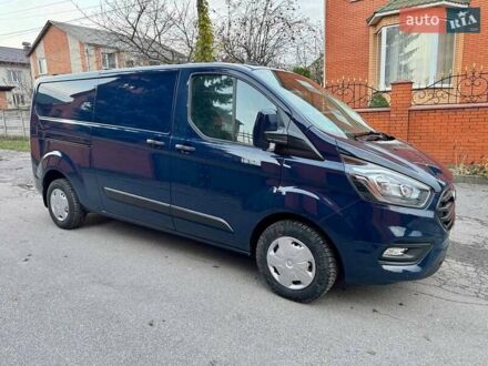Синий Форд Транзит Кастом, объемом двигателя 2 л и пробегом 186 тыс. км за 16700 $, фото 1 на Automoto.ua