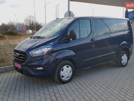 Синий Форд Транзит Кастом, объемом двигателя 2 л и пробегом 198 тыс. км за 17200 $, фото 1 на Automoto.ua