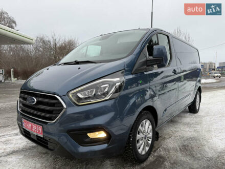 Синий Форд Транзит Кастом, объемом двигателя 2 л и пробегом 182 тыс. км за 18500 $, фото 1 на Automoto.ua