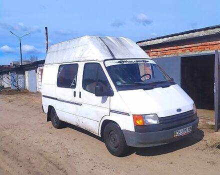 Белый Форд Транзит, объемом двигателя 2 л и пробегом 400 тыс. км за 1500 $, фото 1 на Automoto.ua