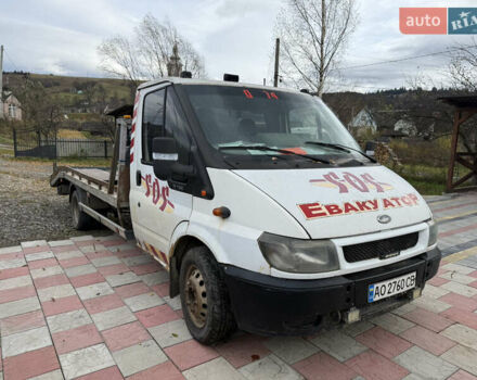 Белый Форд Транзит, объемом двигателя 2.4 л и пробегом 400 тыс. км за 6000 $, фото 1 на Automoto.ua