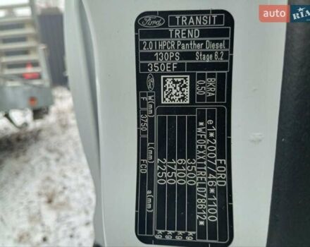 Белый Форд Транзит, объемом двигателя 2 л и пробегом 155 тыс. км за 19990 $, фото 22 на Automoto.ua