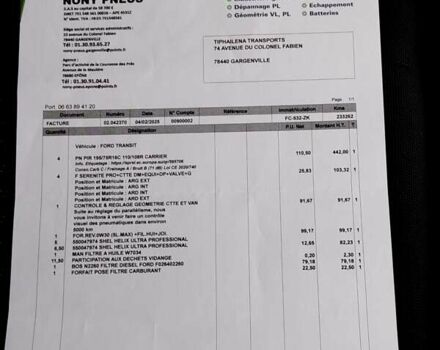 Белый Форд Транзит, объемом двигателя 2 л и пробегом 238 тыс. км за 20300 $, фото 111 на Automoto.ua