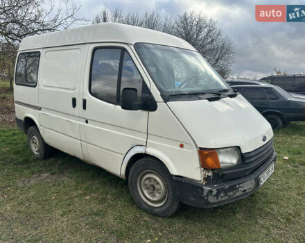 Белый Форд Транзит, объемом двигателя 2 л и пробегом 100 тыс. км за 1700 $, фото 1 на Automoto.ua