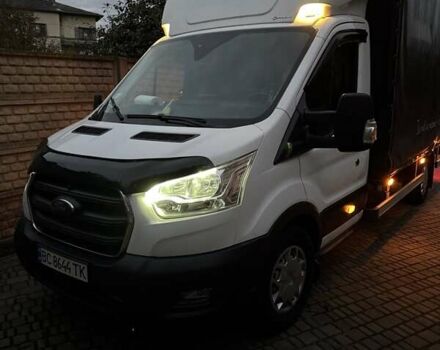 Білий Форд Транзит, об'ємом двигуна 2 л та пробігом 222 тис. км за 32702 $, фото 1 на Automoto.ua