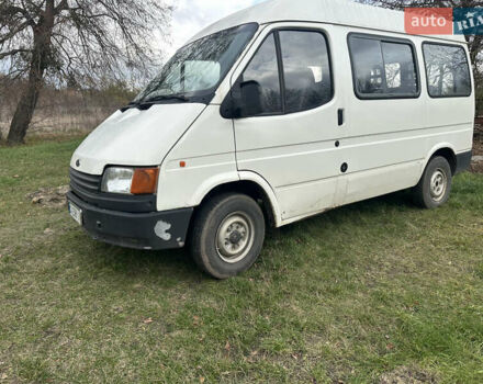 Белый Форд Транзит, объемом двигателя 2 л и пробегом 100 тыс. км за 1700 $, фото 1 на Automoto.ua