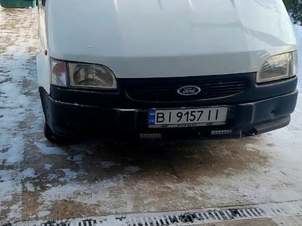 Белый Форд Транзит, объемом двигателя 2.5 л и пробегом 370 тыс. км за 3500 $, фото 1 на Automoto.ua