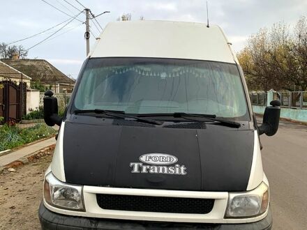 Белый Форд Транзит, объемом двигателя 2.4 л и пробегом 440 тыс. км за 4000 $, фото 1 на Automoto.ua