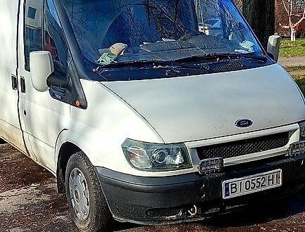 Белый Форд Транзит, объемом двигателя 2 л и пробегом 800 тыс. км за 4000 $, фото 1 на Automoto.ua