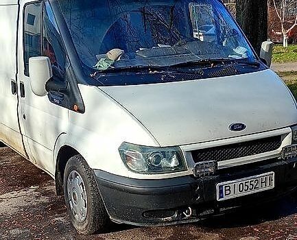 Белый Форд Транзит, объемом двигателя 2 л и пробегом 800 тыс. км за 4000 $, фото 1 на Automoto.ua