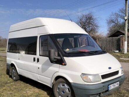 Белый Форд Транзит, объемом двигателя 2 л и пробегом 350 тыс. км за 6700 $, фото 1 на Automoto.ua
