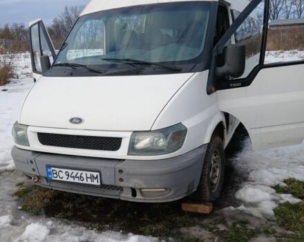 Белый Форд Транзит, объемом двигателя 2 л и пробегом 400 тыс. км за 2300 $, фото 1 на Automoto.ua
