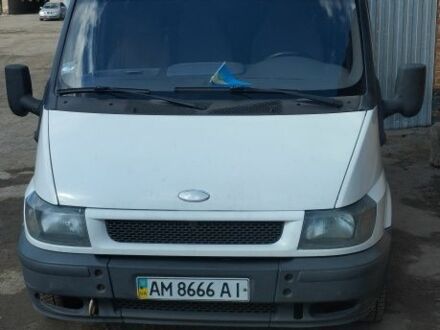 Белый Форд Транзит, объемом двигателя 2 л и пробегом 450 тыс. км за 6000 $, фото 1 на Automoto.ua