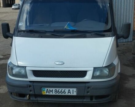 Белый Форд Транзит, объемом двигателя 2 л и пробегом 450 тыс. км за 6000 $, фото 1 на Automoto.ua