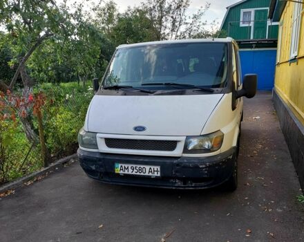 Белый Форд Транзит, объемом двигателя 2 л и пробегом 487 тыс. км за 3300 $, фото 1 на Automoto.ua