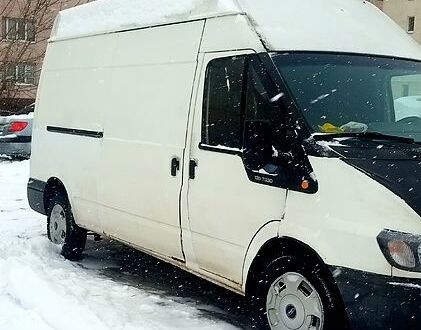 Белый Форд Транзит, объемом двигателя 2.4 л и пробегом 205 тыс. км за 4500 $, фото 1 на Automoto.ua