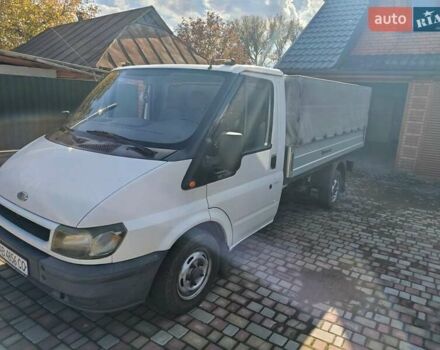 Белый Форд Транзит, объемом двигателя 2 л и пробегом 210 тыс. км за 7500 $, фото 1 на Automoto.ua