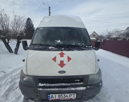 Белый Форд Транзит, объемом двигателя 2.4 л и пробегом 456 тыс. км за 7500 $, фото 1 на Automoto.ua