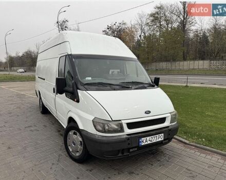 Белый Форд Транзит, объемом двигателя 2.4 л и пробегом 250 тыс. км за 5900 $, фото 1 на Automoto.ua