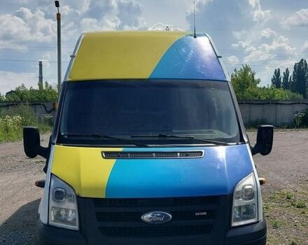 Білий Форд Транзит, об'ємом двигуна 2.4 л та пробігом 204 тис. км за 9500 $, фото 1 на Automoto.ua