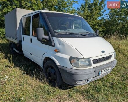 Білий Форд Транзит, об'ємом двигуна 2.4 л та пробігом 180 тис. км за 6999 $, фото 1 на Automoto.ua