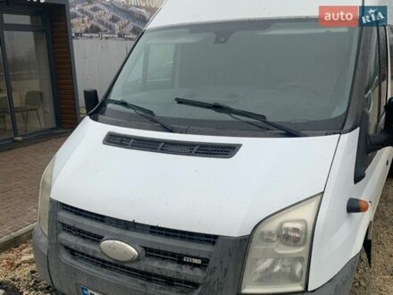 Белый Форд Транзит, объемом двигателя 2.4 л и пробегом 303 тыс. км за 7200 $, фото 1 на Automoto.ua