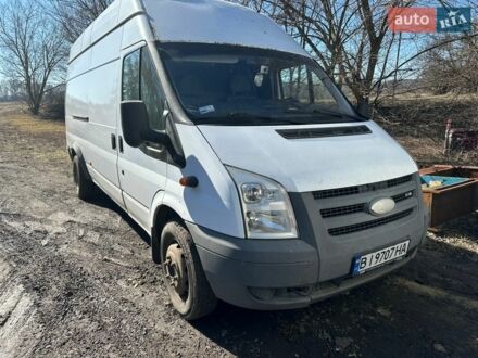 Белый Форд Транзит, объемом двигателя 2.4 л и пробегом 400 тыс. км за 9000 $, фото 1 на Automoto.ua