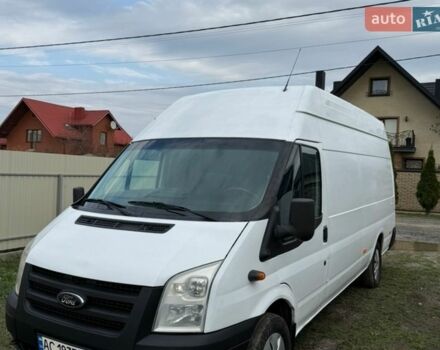 Белый Форд Транзит, объемом двигателя 2.4 л и пробегом 475 тыс. км за 7200 $, фото 1 на Automoto.ua