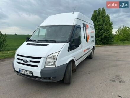 Белый Форд Транзит, объемом двигателя 2.4 л и пробегом 332 тыс. км за 9500 $, фото 1 на Automoto.ua