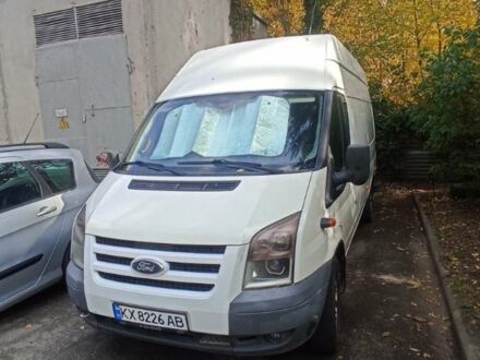 Белый Форд Транзит, объемом двигателя 2.4 л и пробегом 450 тыс. км за 8900 $, фото 1 на Automoto.ua