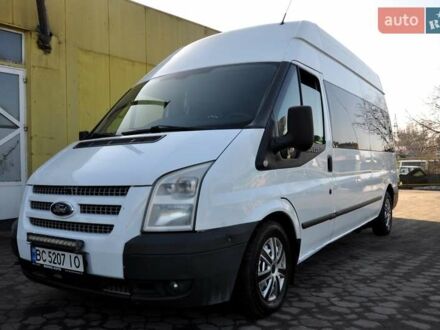 Белый Форд Транзит, объемом двигателя 2.2 л и пробегом 350 тыс. км за 9500 $, фото 1 на Automoto.ua