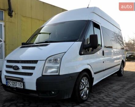 Білий Форд Транзит, об'ємом двигуна 2.2 л та пробігом 350 тис. км за 9500 $, фото 1 на Automoto.ua