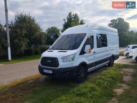 Білий Форд Транзит, об'ємом двигуна 2.2 л та пробігом 208 тис. км за 15200 $, фото 1 на Automoto.ua