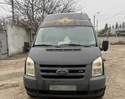 Черный Форд Транзит, объемом двигателя 2.4 л и пробегом 450 тыс. км за 5500 $, фото 1 на Automoto.ua